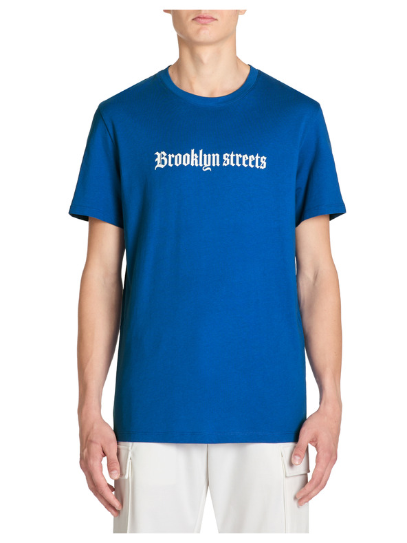 Celio Modré pánske tričko Celio Jedark