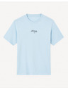 Celio Svetlomodré pánske tričko Celio Jeword