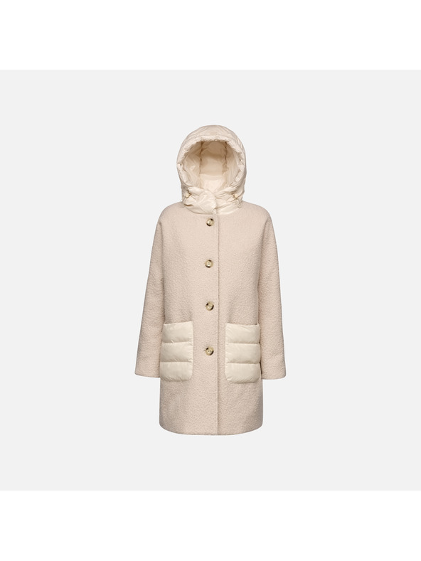 Geox Krémová dámska bunda Geox Calithe