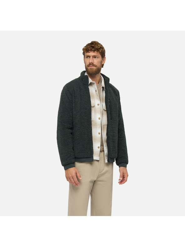 Geox Čierna pánska bunda Geox Sweater