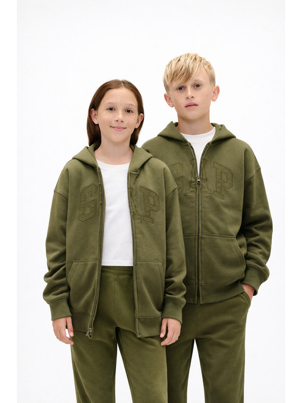 GAP Detská mikina s logom VintageSoft Unisex GAP