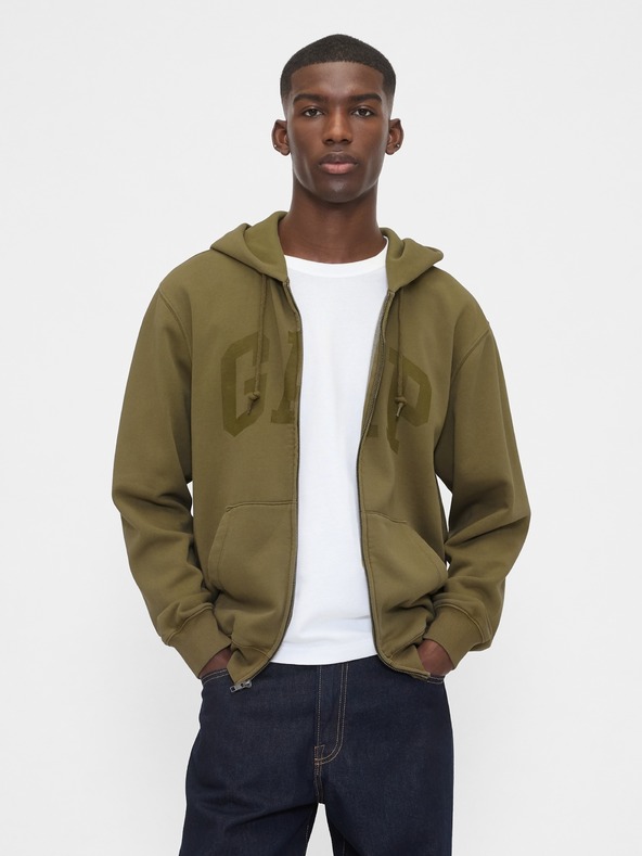 GAP Mikina s logom VintageSoft GAP