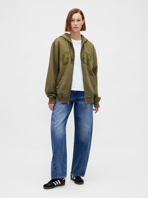 GAP Mikina s logom VintageSoft GAP