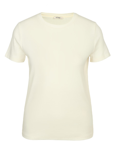 Orsay Krémové dámske tričko s krátkym rukávom ORSAY