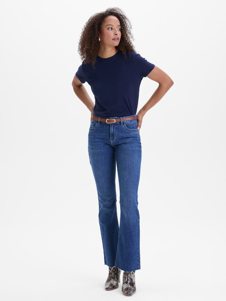 Orsay Tmavomodré dámske tričko s krátkym rukávom ORSAY