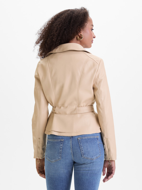 Orsay Béžová dámska koženková bunda ORSAY