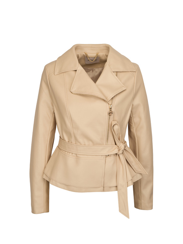 Orsay Béžová dámska koženková bunda ORSAY