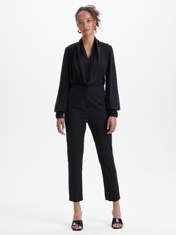 Orsay Čierne dámske nohavice ORSAY