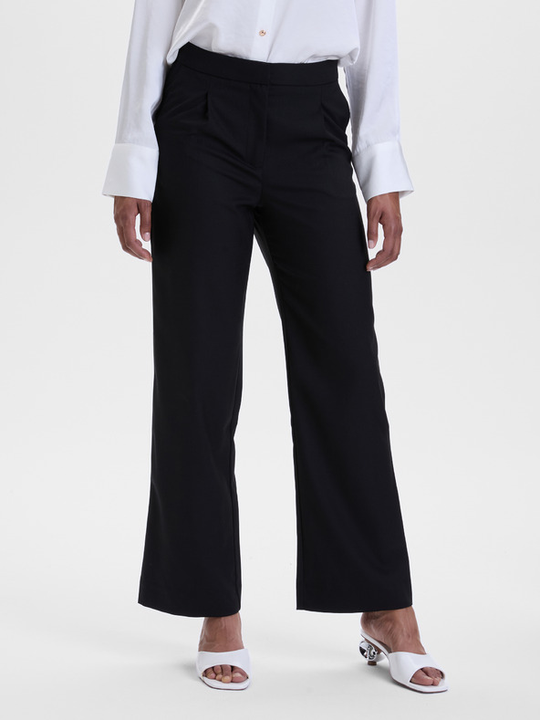 Orsay Čierne dámske nohavice ORSAY