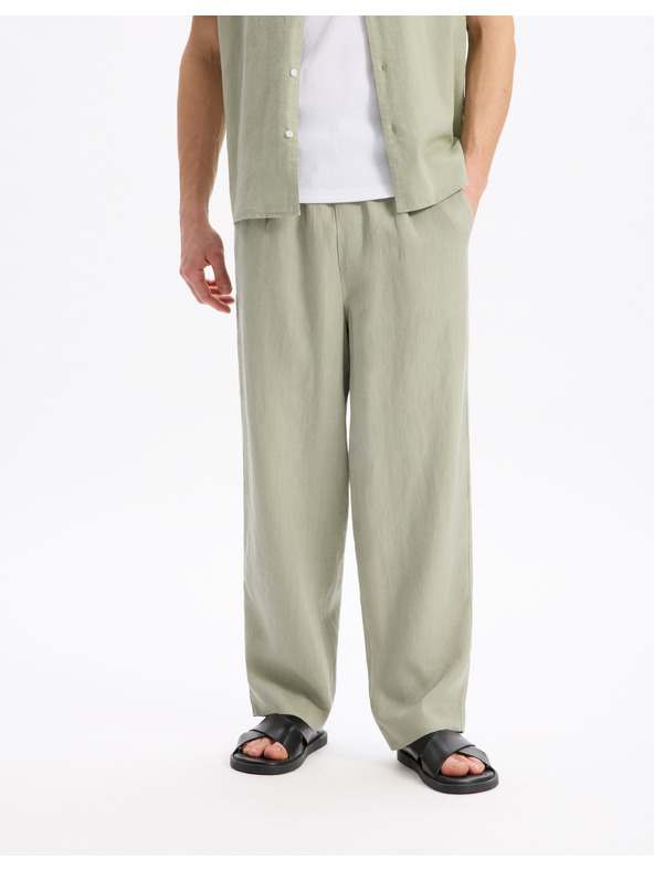 Celio Ľanové nohavice Lolinos