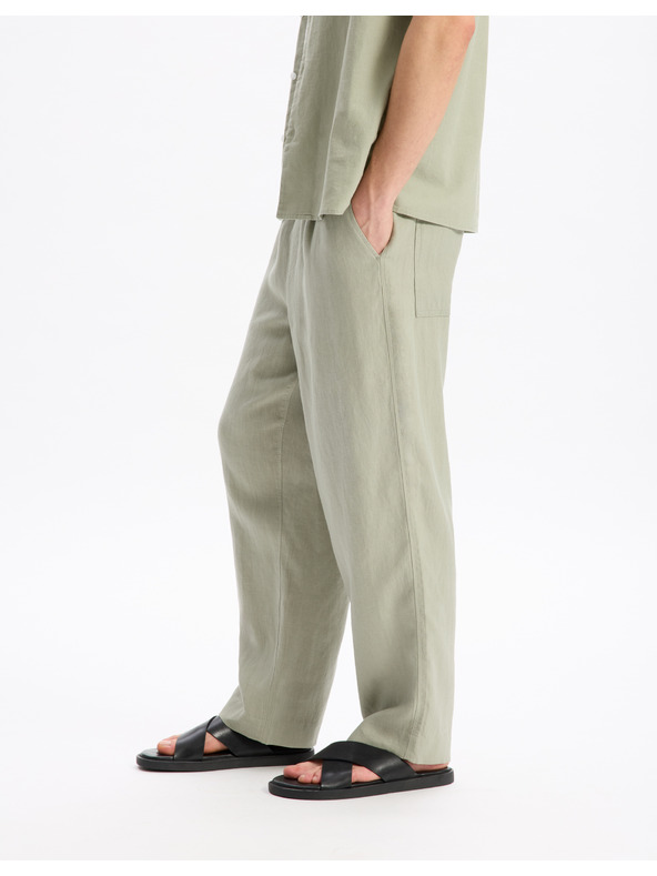 Celio Ľanové nohavice Lolinos