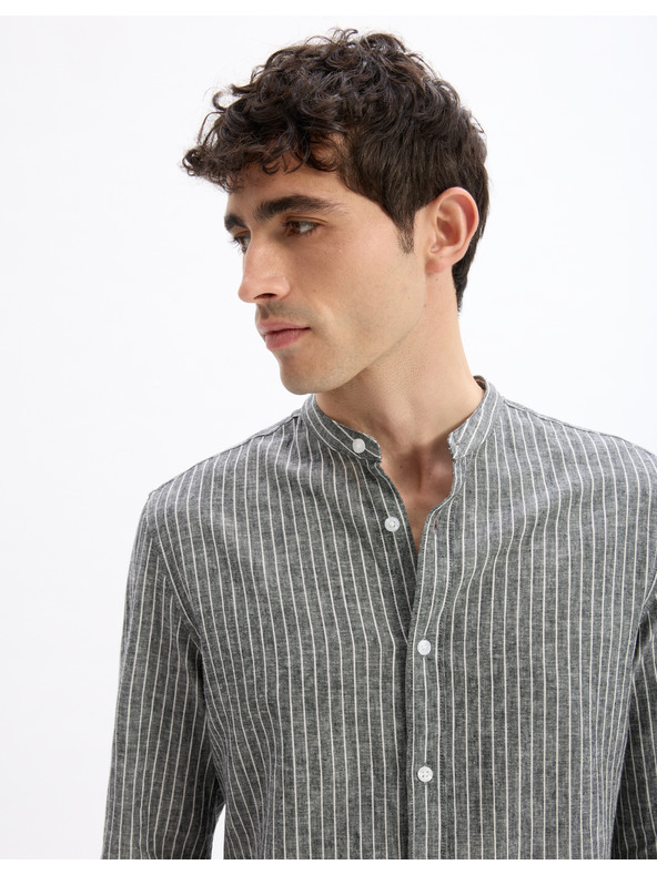 Celio Ľanová košeľa Galinco