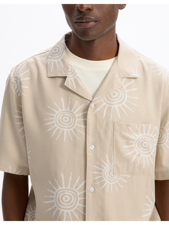 Celio Košeľa Lasuny s krátkym rukávom