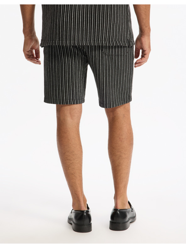 Celio Plátené krátke nohavice Gostripebm