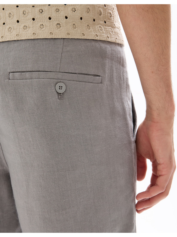 Celio Ľanové krátke nohavice Dolinusbm