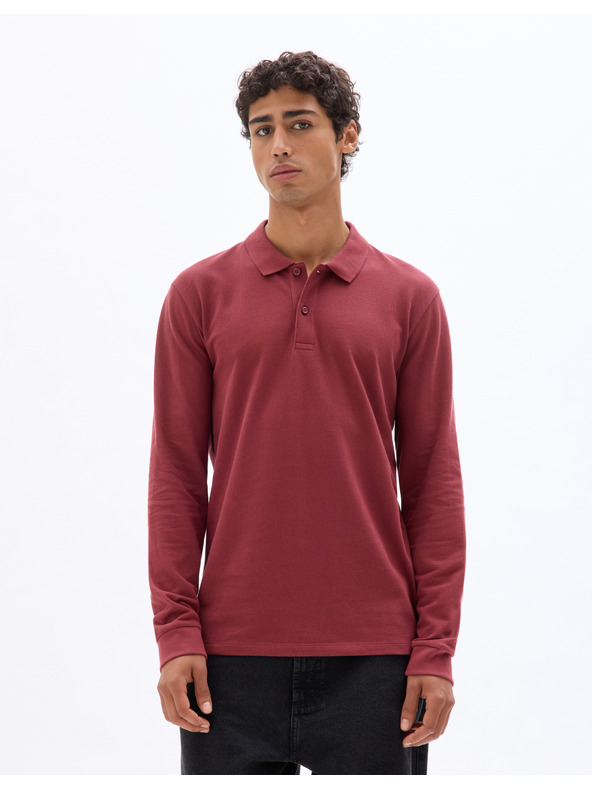 Celio Polo tričko Meoneml s dlhým rukávom