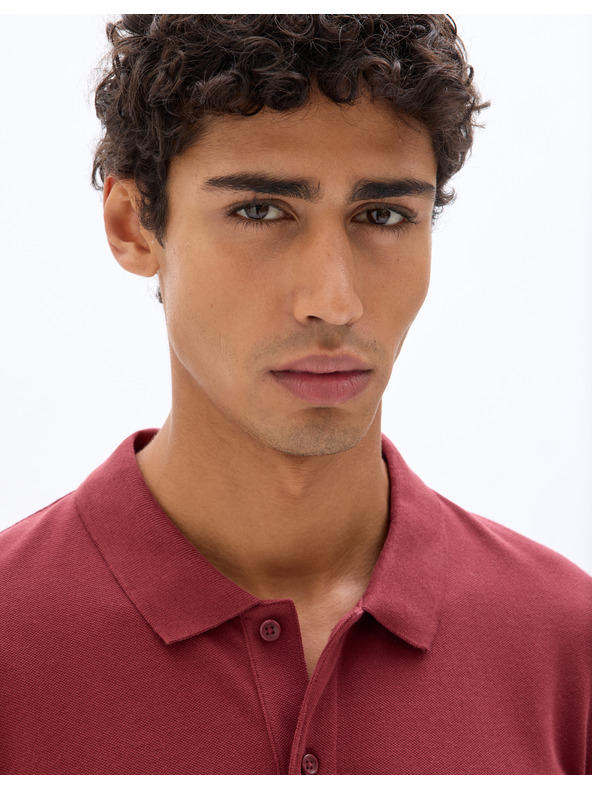 Celio Polo tričko Meoneml s dlhým rukávom