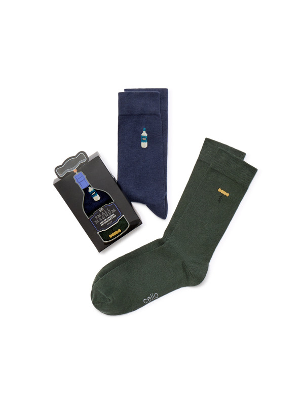 Celio Vianočné balenie ponožiek Sekt