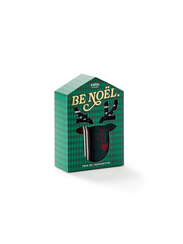 Celio Vianočné balenie ponožiek Vianoce