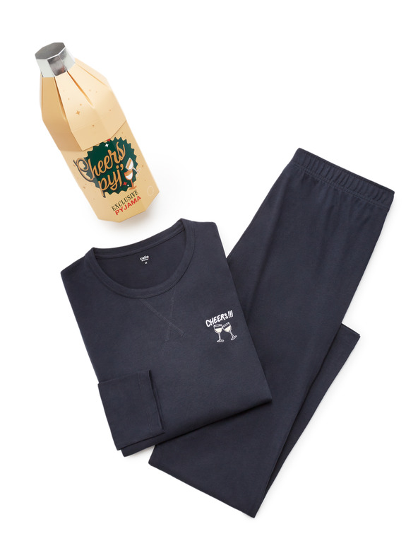 Celio Pyžamo vo vianočnom balení Šampanské