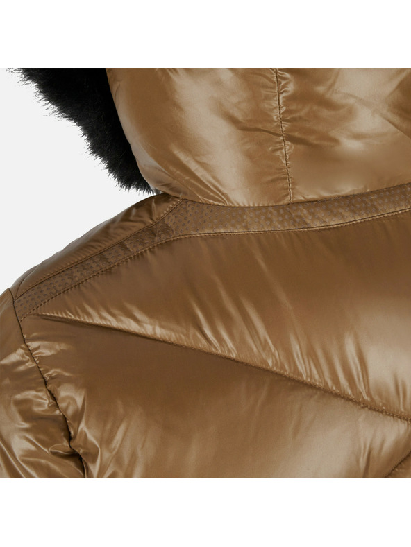 Geox Hnedá dámska parka Geox Backsie