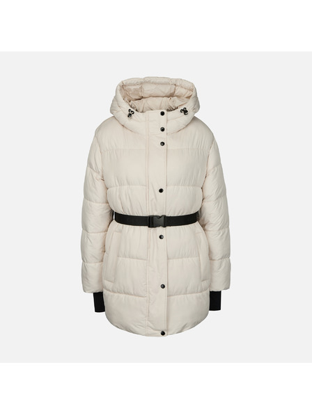 Geox Krémová dámska páperová bunda Geox Spherica