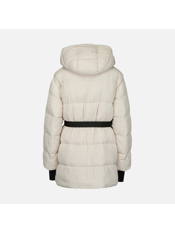 Geox Krémová dámska páperová bunda Geox Spherica