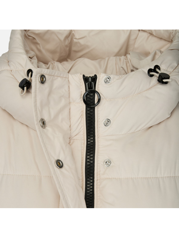 Geox Krémová dámska páperová bunda Geox Spherica