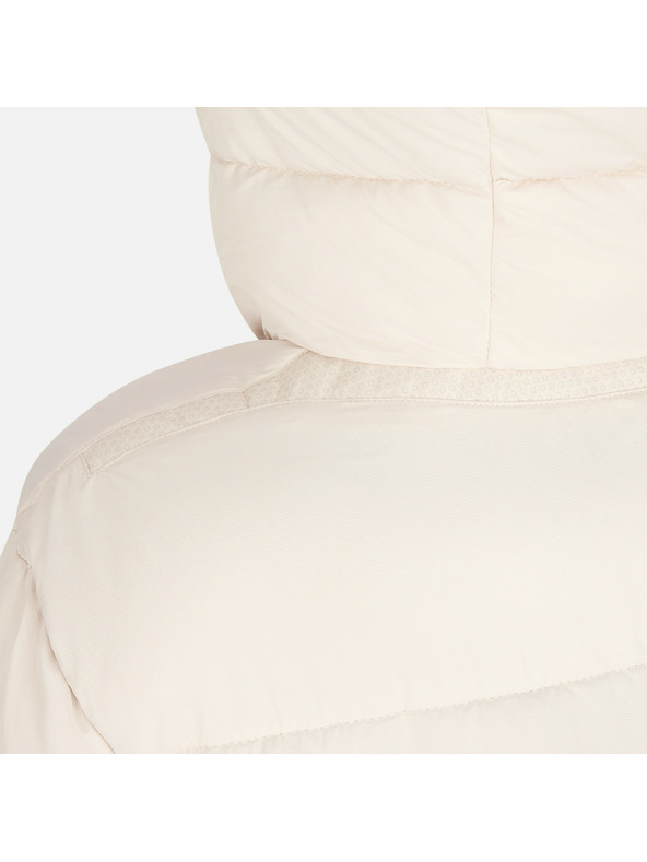 Geox Krémová dámska páperová bunda Geox Spherica