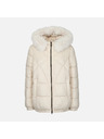 Geox Krémová dámska prešívaná bunda Geox Backsie