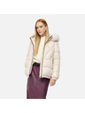 Geox Krémová dámska prešívaná bunda Geox Backsie