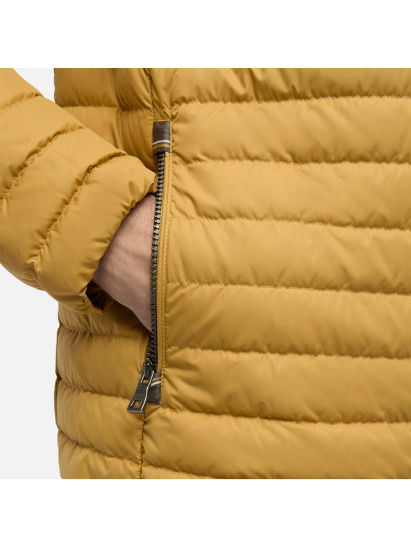 Geox Žlutá pánská péřová bunda Geox Warrens