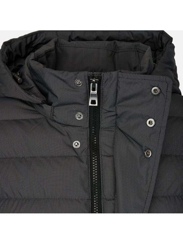 Geox Sivá pánska páperová bunda Geox Leitan