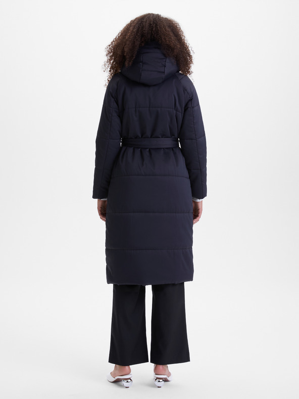 Orsay Čierny dámsky prešívaný kabát ORSAY