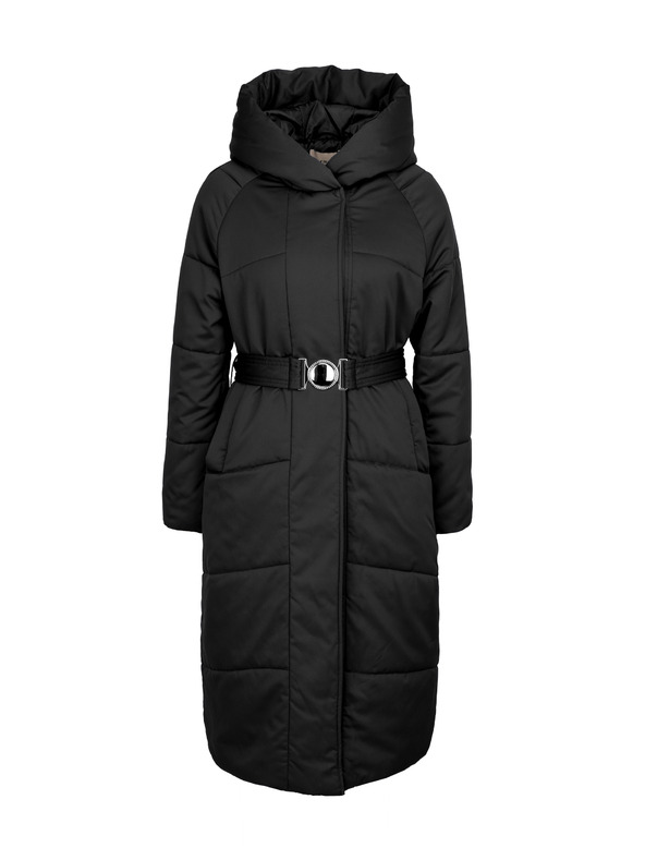 Orsay Čierny dámsky prešívaný kabát ORSAY