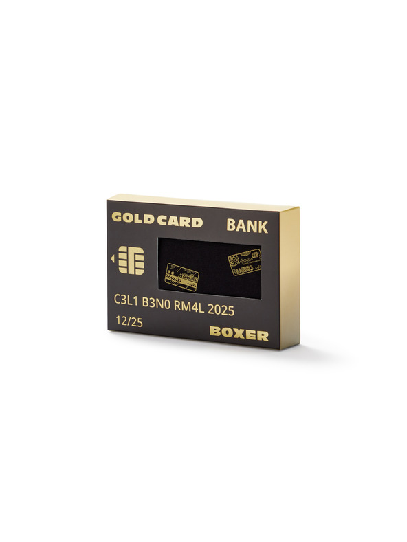 Celio Darčekové balenie boxeriek zlatá kreditka