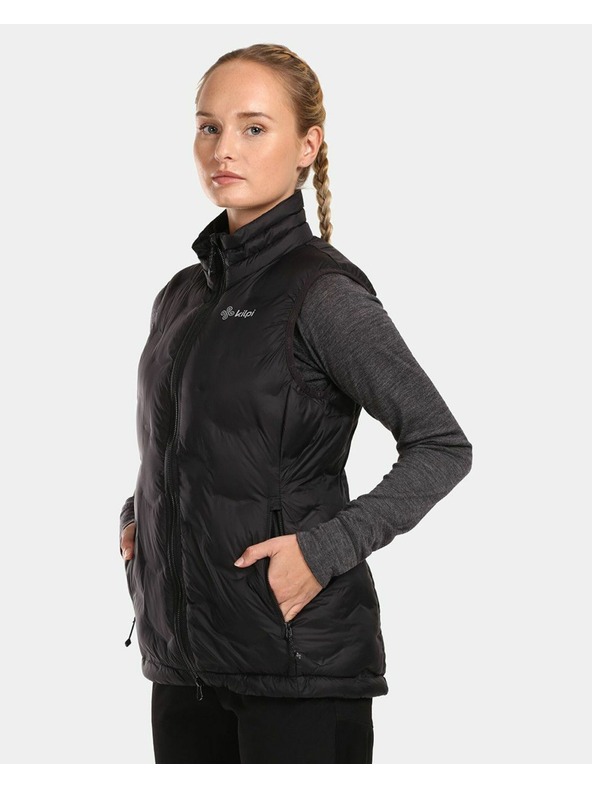 Kilpi Dámska zateplená vesta Kilpi NAI-W Čierna