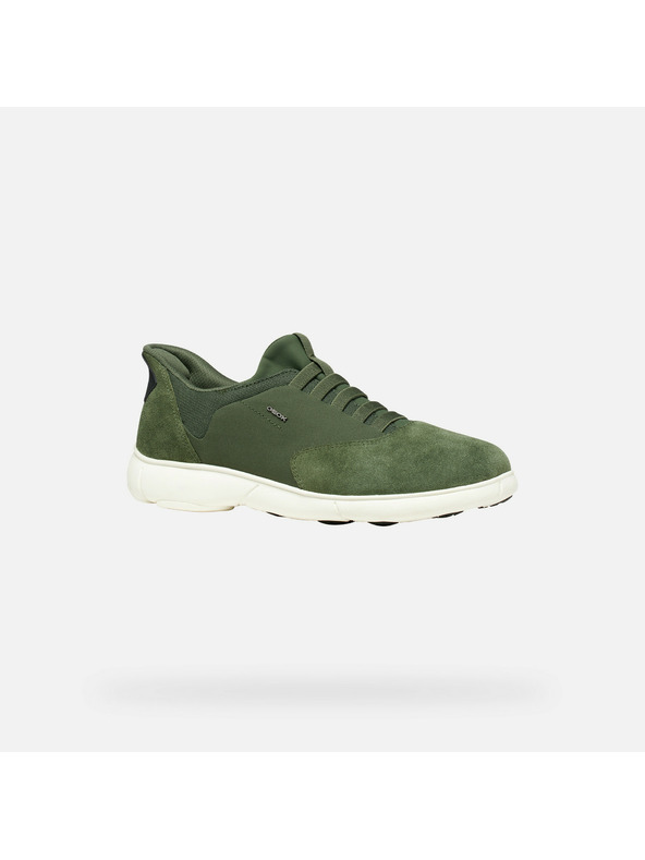 Geox Tmavozelené pánske tenisky Geox Nebula 2.0 Plus Fast in