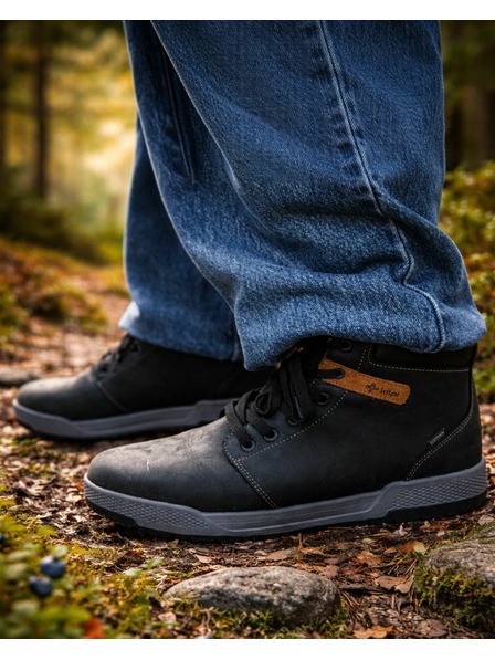 Kilpi Pánska voľnočasová športová obuv Kilpi LOMAR HIGH WP-M Black