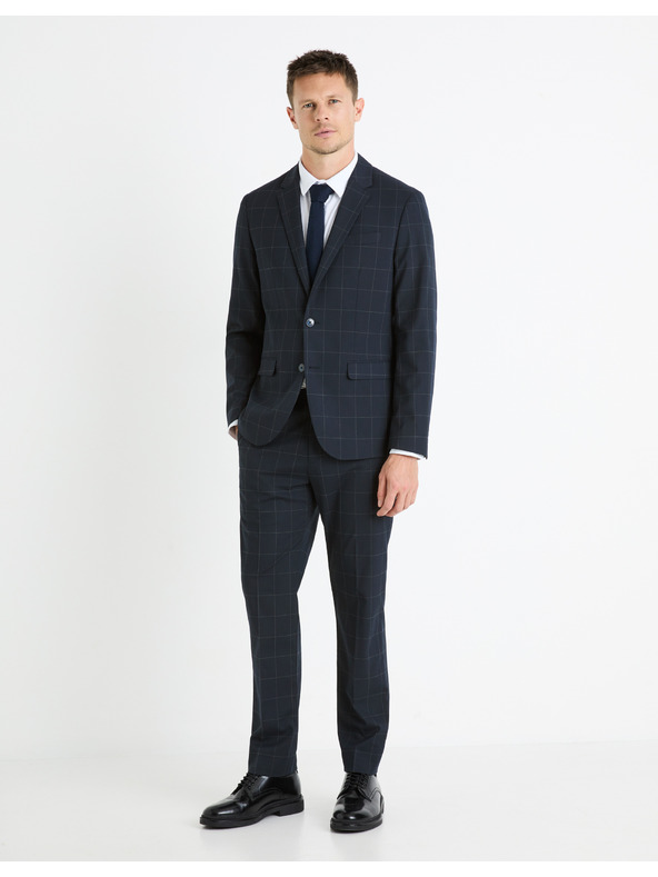 Celio Kárované nohavice Focarreau