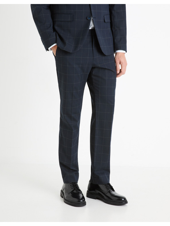 Celio Kárované nohavice Focarreau