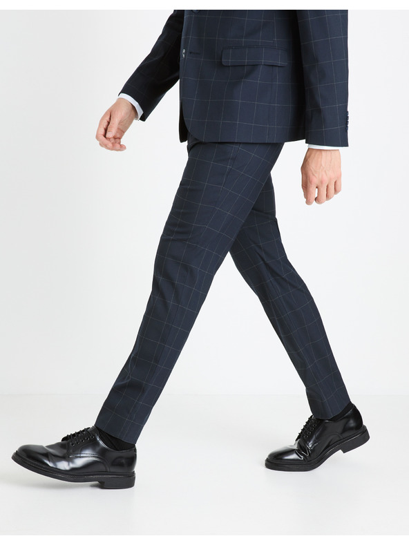 Celio Kárované nohavice Focarreau