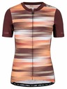 Kilpi Vínno-oranžový dámsky cyklistický dres Kilpi MOATE