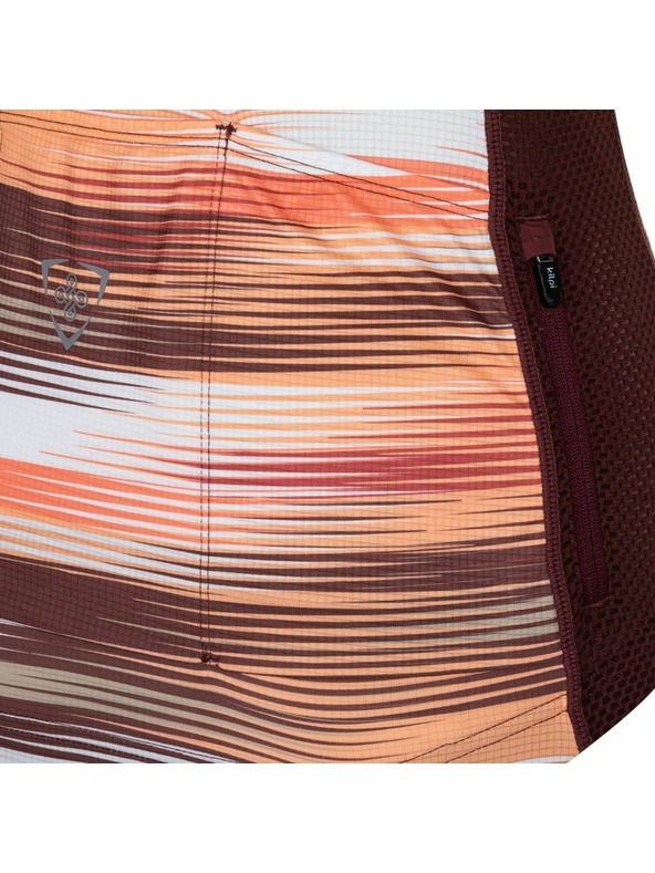 Kilpi Vínno-oranžový dámsky cyklistický dres Kilpi MOATE