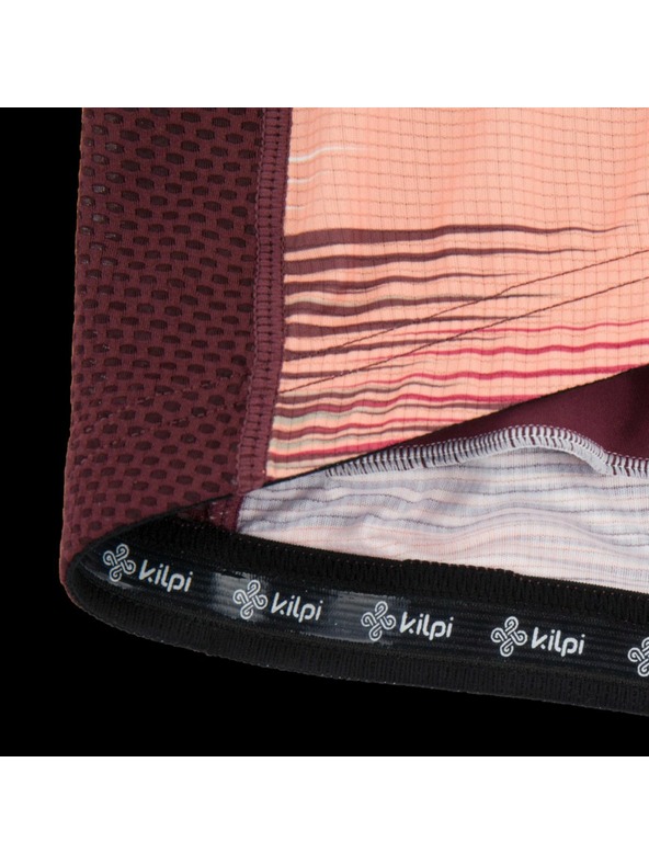 Kilpi Vínno-oranžový dámsky cyklistický dres Kilpi MOATE