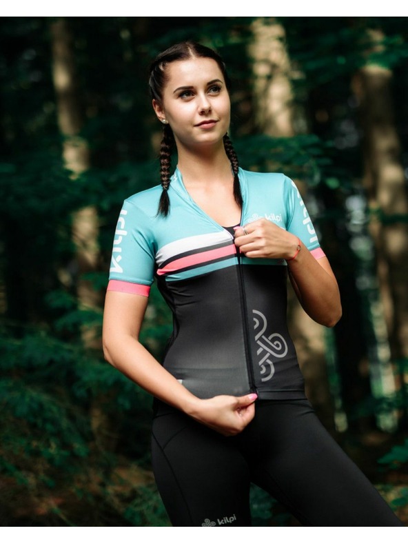 Kilpi Svetlomodrý dámsky cyklistický dres Kilpi Corridor-W