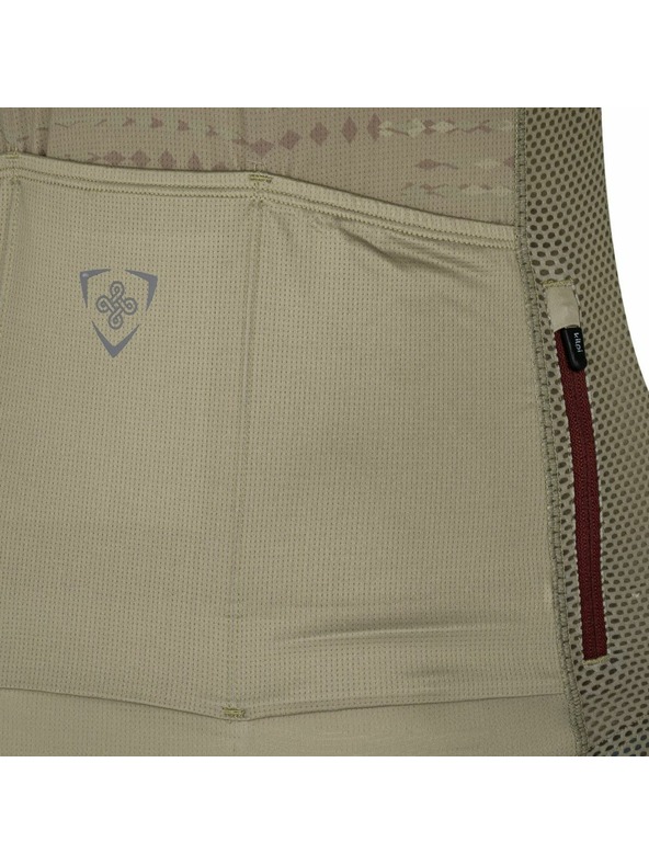 Kilpi Dámsky cyklistický dres Kilpi RITAEL-W v khaki a vínovej farbe