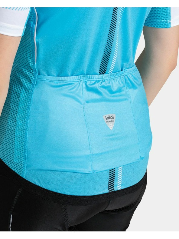 Kilpi Svetlomodré dámske športové tričko na zips Kilpi CORRIDOR