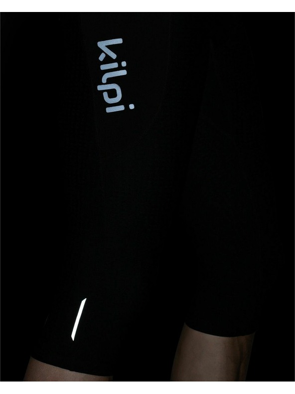 Kilpi Čierne pánske kompresné 3/4 legíny Kilpi TERRY-M