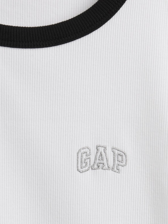 GAP Rebrované tričko s logom GAP